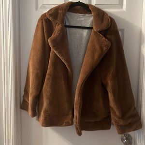 Aerie faux fur jacket size medium